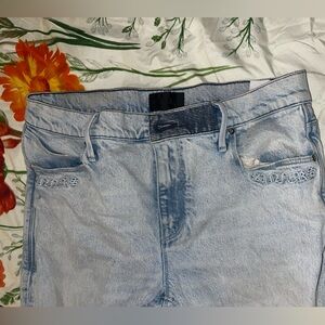 RtA Light Blue Relaxed Men Jeans